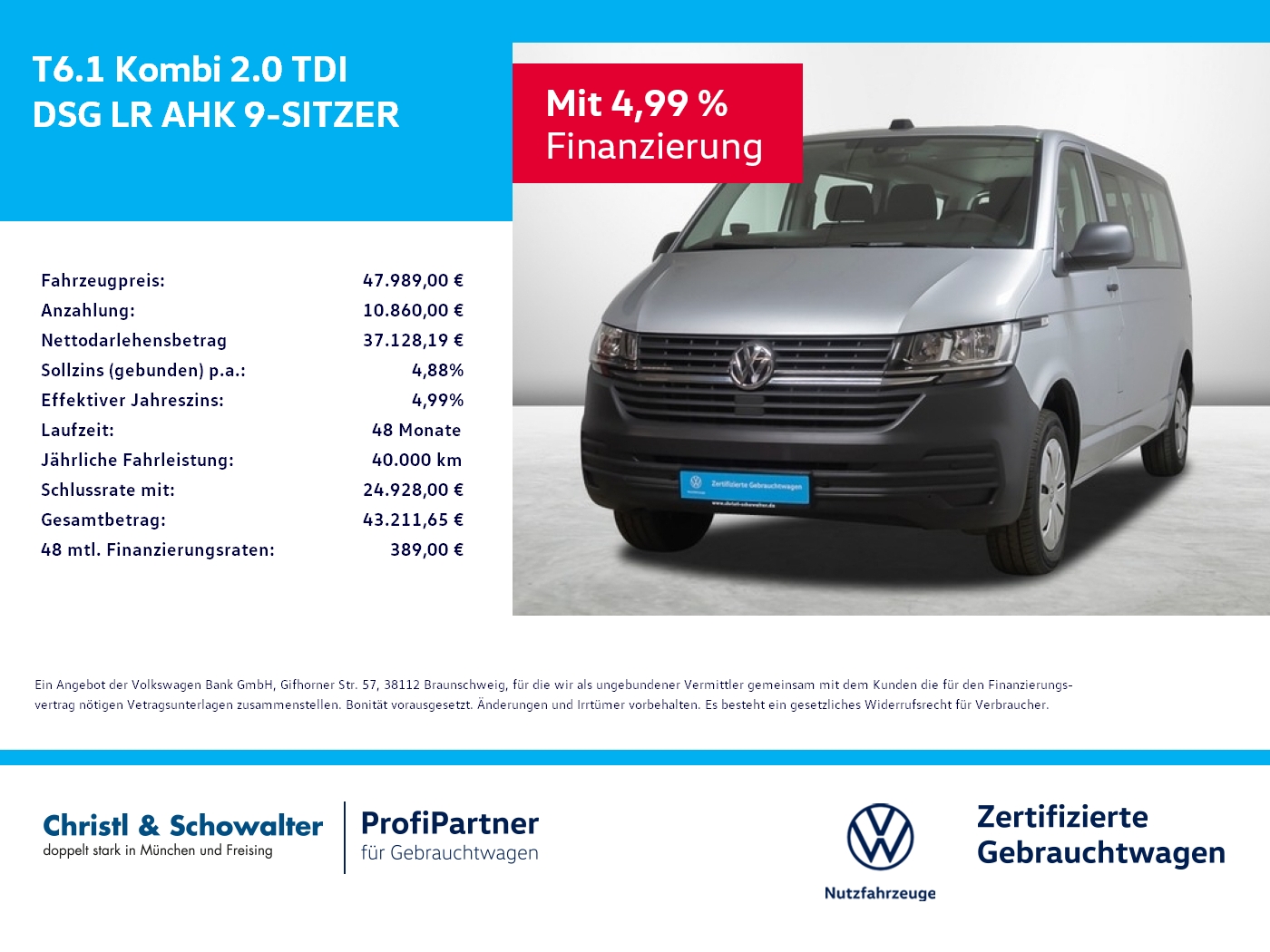 VW T6.1 KOMBI (Bild 1/21)