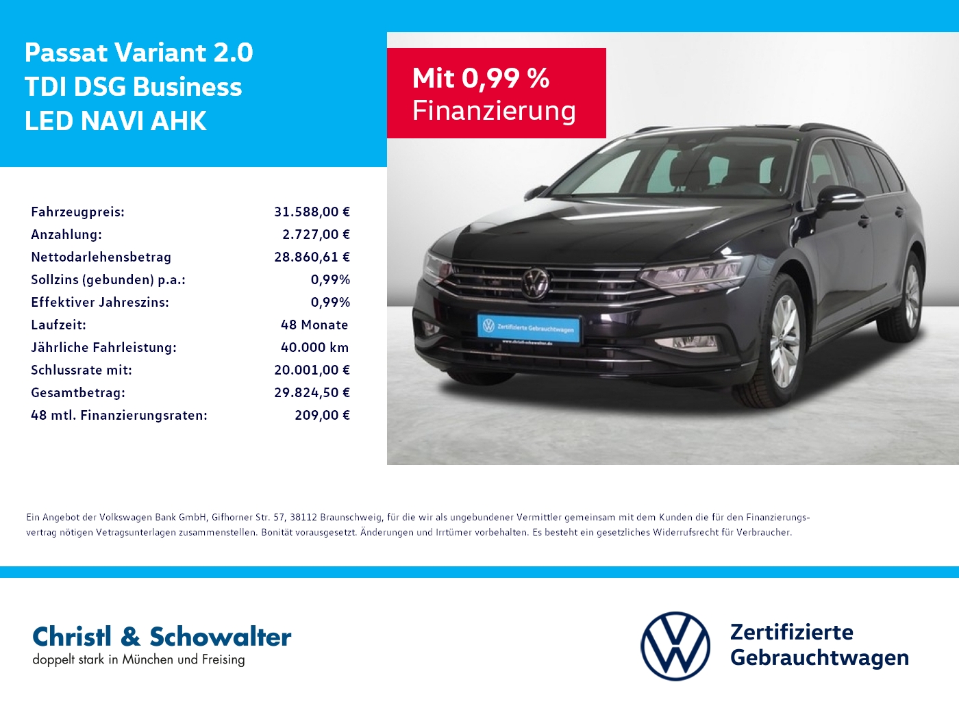 VW PASSAT VARIANT (Bild 1/1)