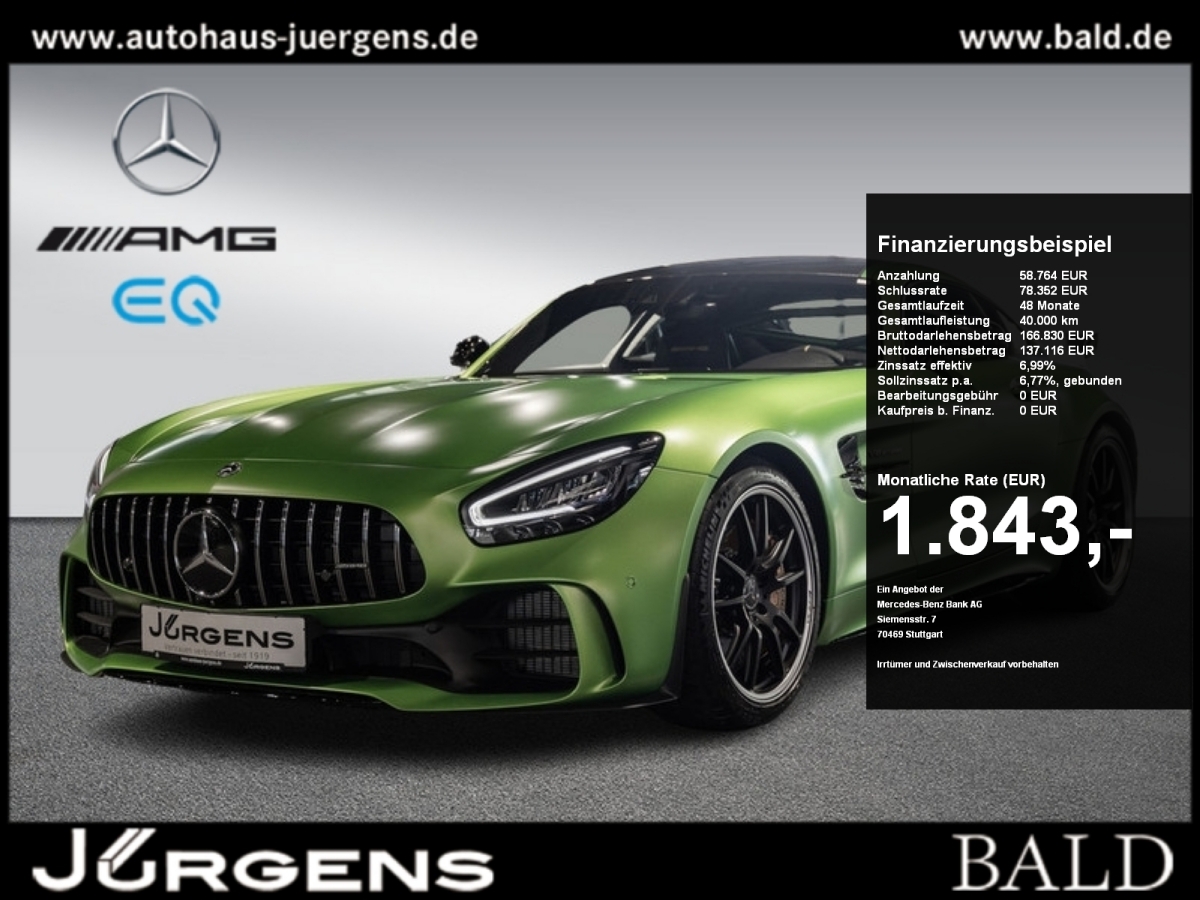 MERCEDES-BENZ AMG GT R Keramik/Burm/360/Distr/Keyl/Green/Magno Jahreswagen,  Benzin, Automatik; FzN.: 139658